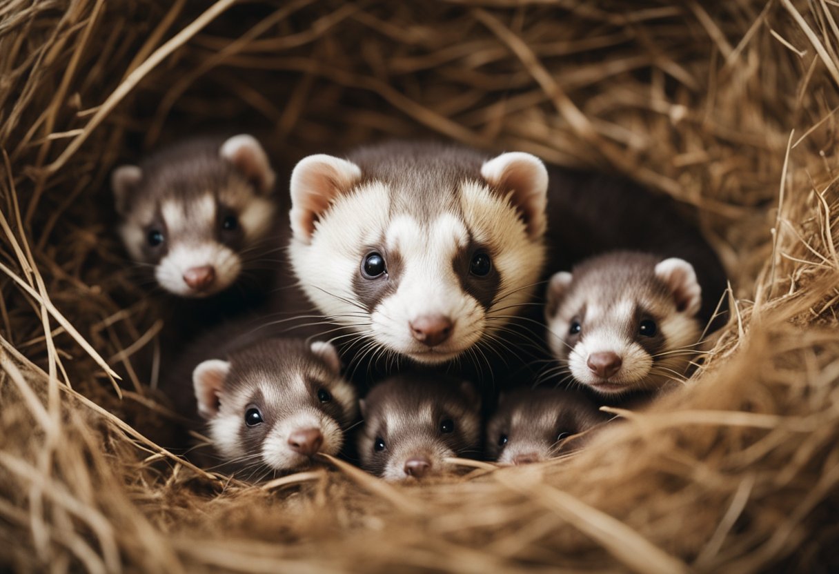 ¿cuantas crias puede tener un huron?