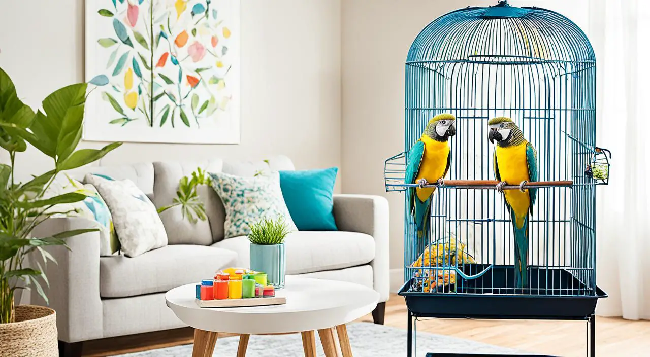 ¿Dónde colocar la jaula de los periquitos?